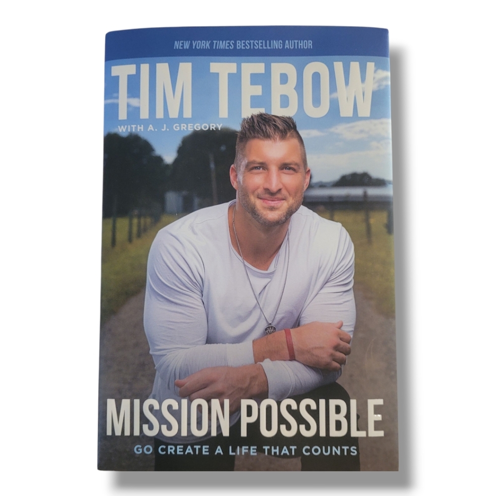 Tim Tebow Hard Backed Book Mission Impossible.
